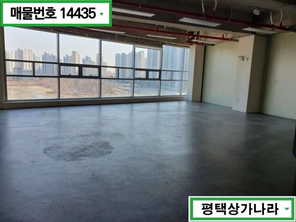 경기 평택시 비전동 소사벌 배다리 호수 공원 뷰가 한눈에 보이는 7층 상가 임대 월세 매물번호 14435 사진 2