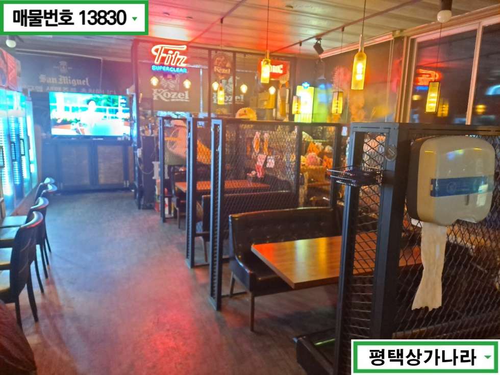 경기 안성시 공도읍 만정리 공도 중심상가 장기 영업 년수대비깔끔 호프집 임대 월세 매물번호 13830 사진 4