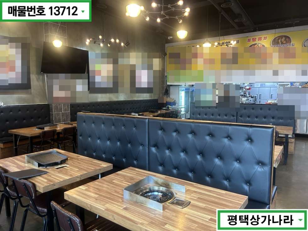 경기 평택시 동삭동 법원 먹자 골목 위치 유동인구 활발한 1층 상가 임대 매물 월세 매물번호 13712 사진 2