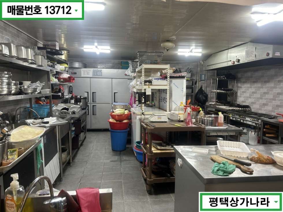 경기 평택시 동삭동 법원 먹자 골목 위치 유동인구 활발한 1층 상가 임대 매물 월세 매물번호 13712 사진 3