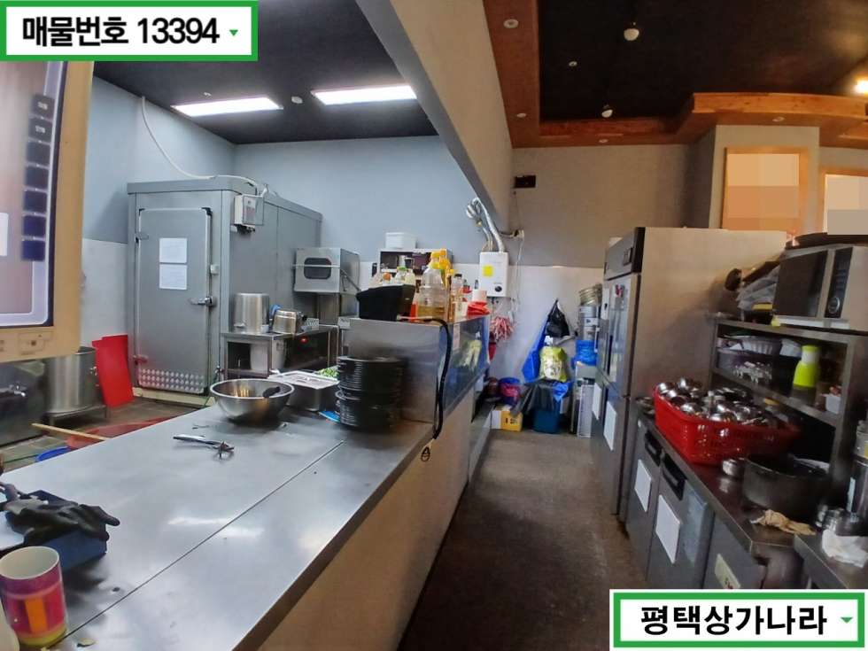 경기 평택시 평택동 단골 다수 확보, 고정수요 충분히 확보된 깔끔, 쾌적한 시설 1층 식당 상가 임대 월세 매물번호 13394 사진 4