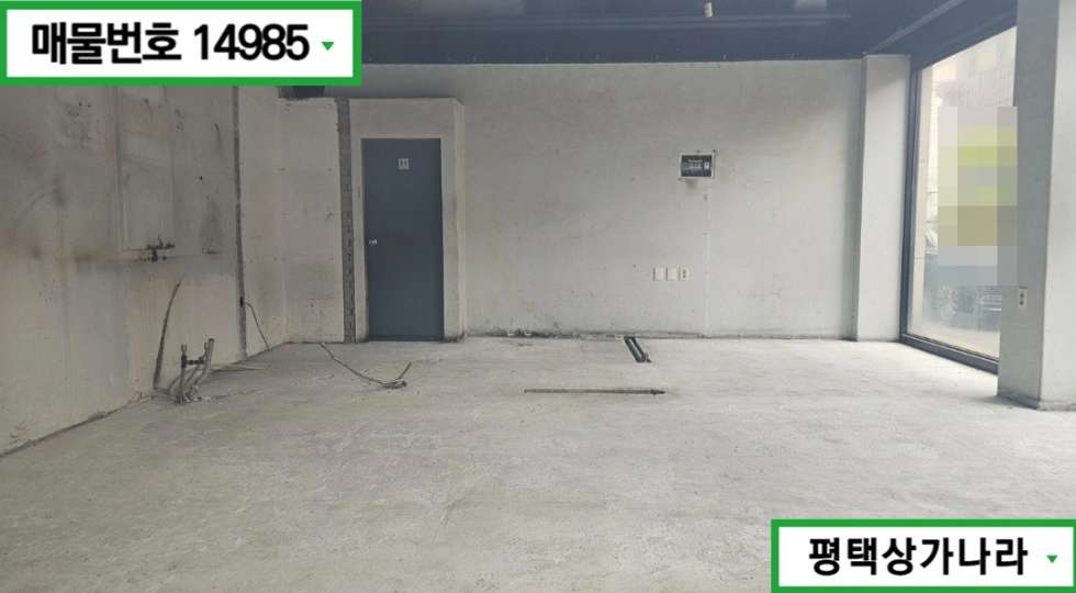 경기 평택시 평택동 평택 로데오거리 인근 상권 밀집된 코너자리 1층 공실 상가 임대 월세 매물번호 14985 사진 2