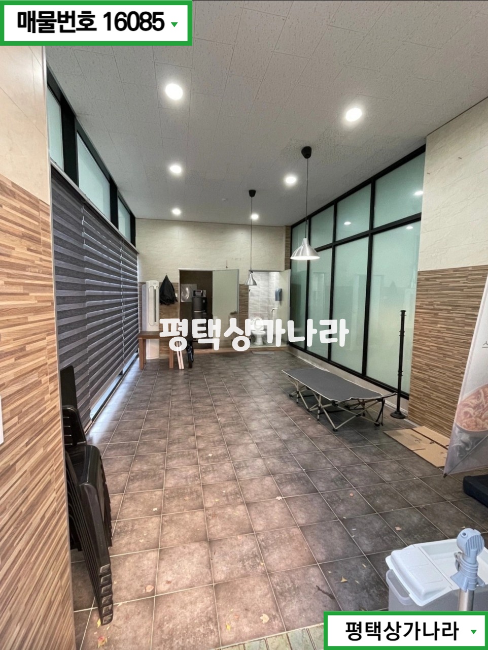 경기 평택시 합정동 합정동 유동인구 많은 평택시청 앞 행정+웨딩수요 확보된 무권리 1층 공실 상가 임대 월세 매물번호 16085 사진 5