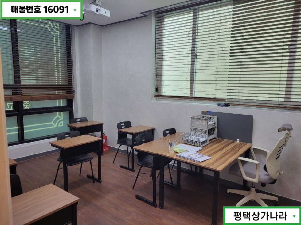 경기 평택시 비전동 비전동 초·중·고 밀집 학원가 4층 상가 임대 월세 매물번호 16091 사진 4