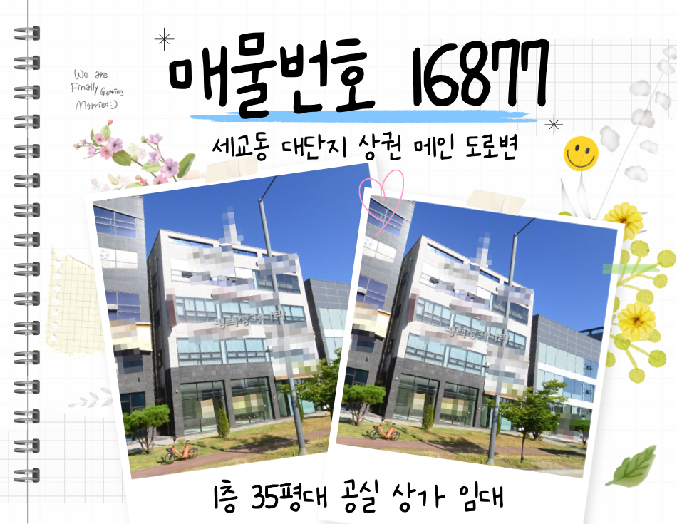 경기 평택시 세교동 ⭐️⭐️ 세교동 메인 주거 상권 도로변 1층 35평 상가 임대 급매 ⭐️⭐️ 월세 매물번호 16877 사진 1